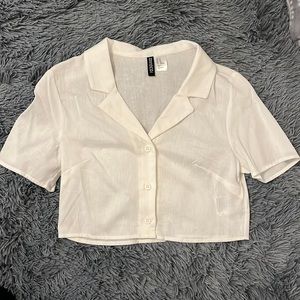 Cropped Button Up